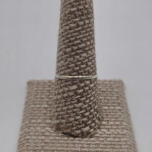 Size 9 Sterling Silver Plain Simple Thin Band Ring A3344